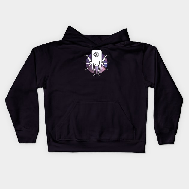 Space Sheedthulhu Kids Hoodie by IamTheSheed